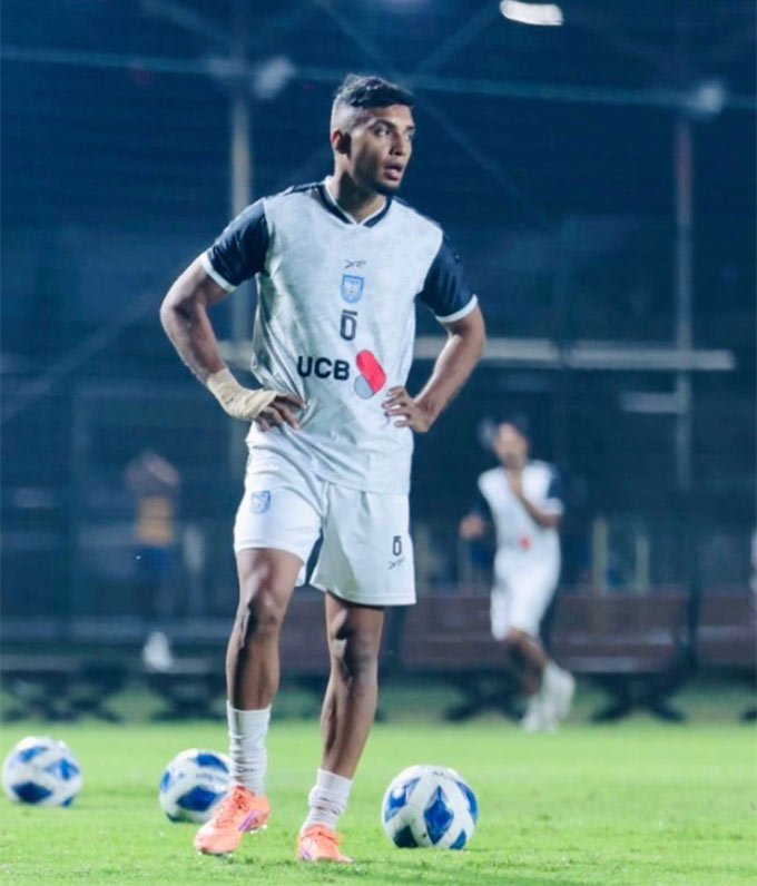 Jamal là cầu thủ giàu kinh nghiệm nhất của Bangladesh đấu ĐT Việt Nam 