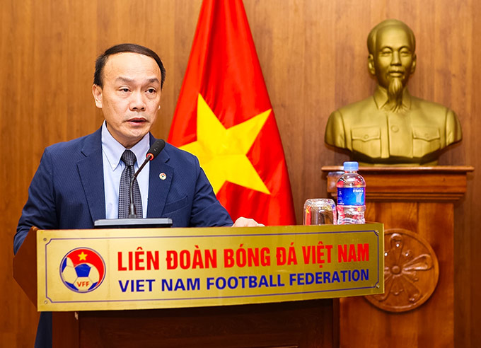 Tổng thư ký VFF - Nguyễn Văn Phú nhấn mạnh giải U15 Quốc gia đóng vai trò quan trọng trong phát hiện, bồi dưỡng tài năng trẻ 