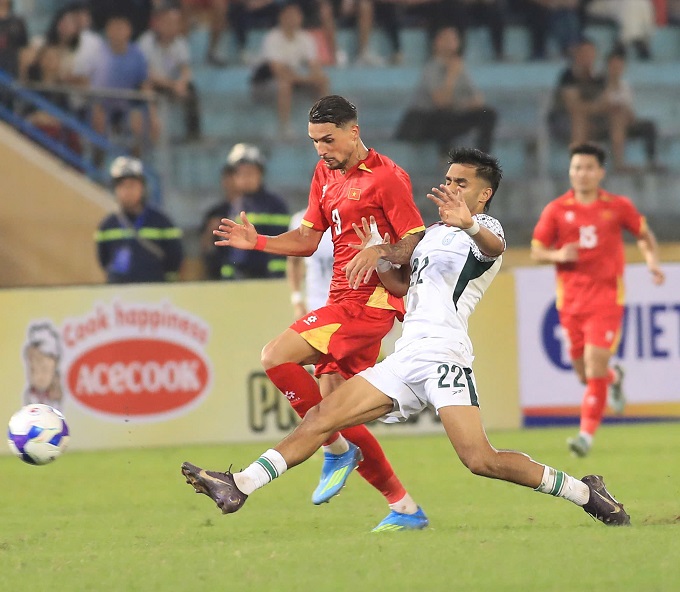 ĐT Việt Nam đã giành vé dự Asian Cup 2027. Ảnh: Đức Cường 