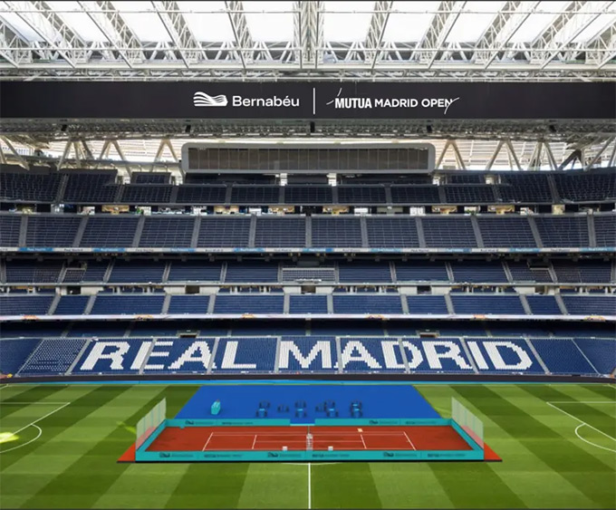 Mutua Madrid Open sẽ xuất hiện tại thánh địa Bernabeu