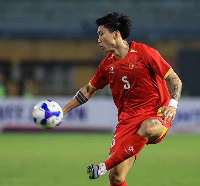 Đoàn Văn Hậu muốn thắng Malaysia - Ảnh: Minh Tuấn