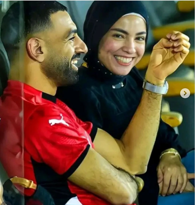 Salah và cô vợ Magi - Ảnh: Instagram nhân vật.