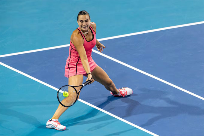 Sabalenka chỉ còn cách Sunshine Double một chiến thắng. Ảnh: WTA