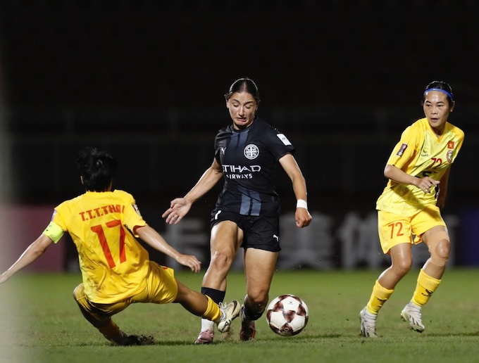 Sau trận thua CLB Melbourne o873 vóng bảng, CLB nữ TP.HCM đã dừng bước ở tứ kết trước đội bóng Triều Tiên. ảnh: Anh Khoa 
