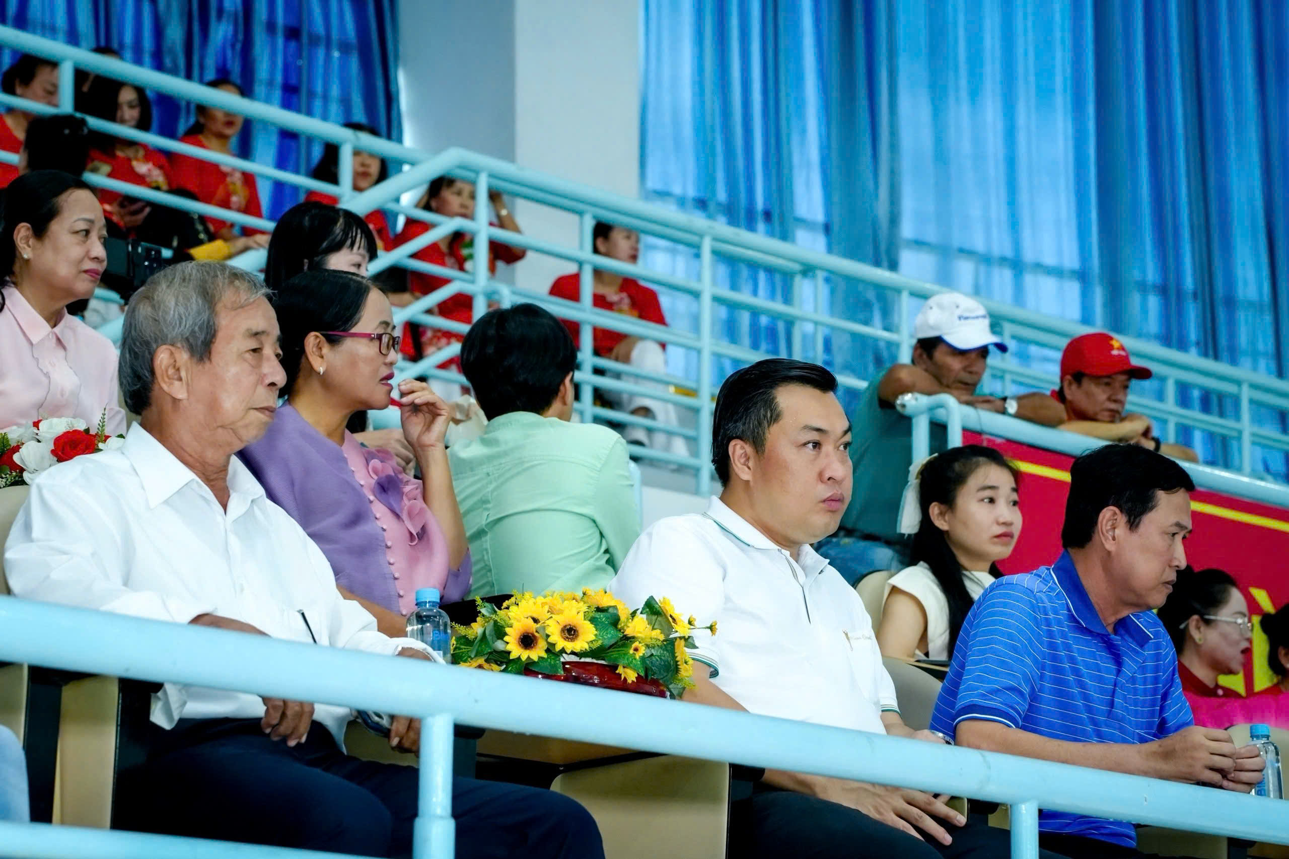 Các đại biểu đến dự lễ Khai mạc Liên hoan Thể dục dưỡng sinh – Yoga TP Hồ Chí Minh năm 2026