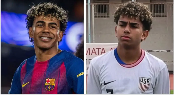  Rikelme de Almeida giống hệt Yamal. Ảnh Tribuna