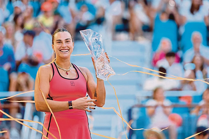 Sabalenka lần thứ hai liên tiếp vô địch Miami Open