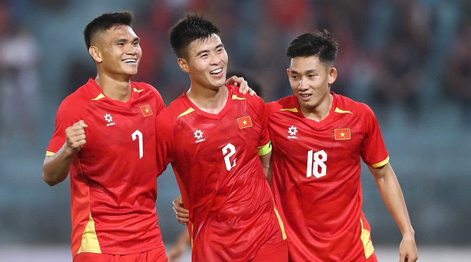 Nhiệm vụ của ĐT Việt Nam là chiến thắng. Ảnh: Đức Cường 