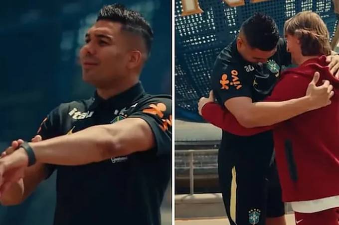 Casemiro và Modric gặp lại trước trận đấu