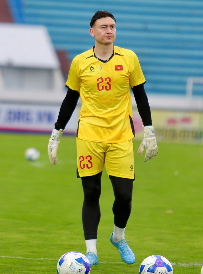 Thủ môn Đặng Văn Lâm. Ảnh: Đức Cường 