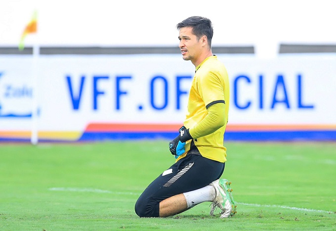 Thủ môn Nguyễn Filip. Ảnh: Đức Cường 
