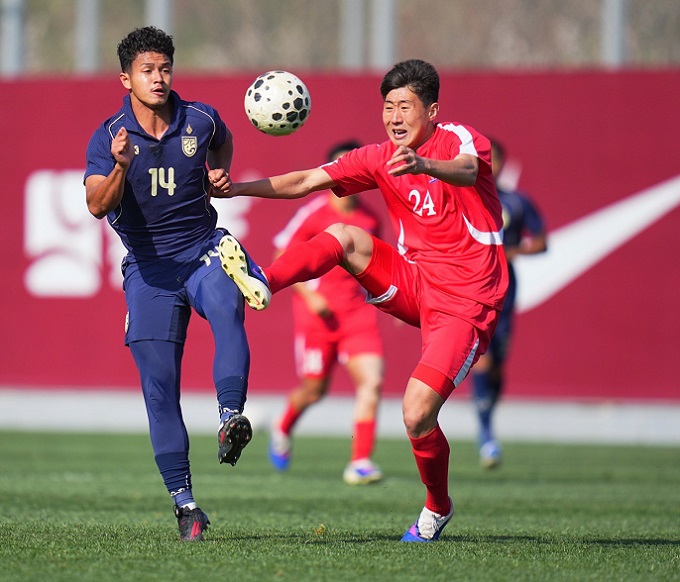 U23 Thái Lan không thể có điểm trước U23 Triều Tiên