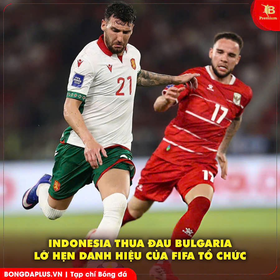 Indonesia lỡ hẹn ngôi vương FIFA Series 2026 