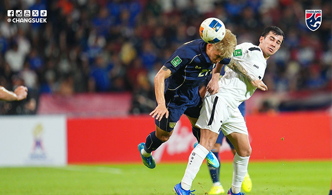 Thái Lan có chiến thắng đầy khó khăn trước Turkmenistan - Ảnh: Changsuek