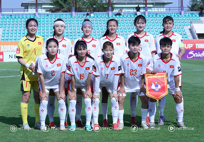 U20 nữ Việt Nam gặp đối thủ mạnh tại lượt ra quân VCK U20 nữ châu Á 2026 - Ảnh: VFF 