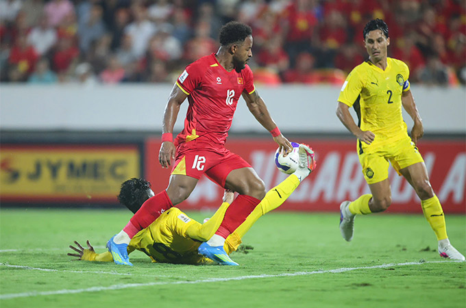 Xuân Son cùng ĐT Việt Nam đang có chuỗi 17 trận bất bại, trong đó có 13 chiến thắng liên tiếp kể từ năm 2024 - Ảnh: Đức Cường 