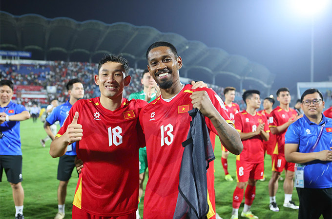 ĐT Việt Nam đang thể hiện phong độ cực ấn tượng dưới thời HLV Kim Sang Sik - Ảnh: Đức Cường 