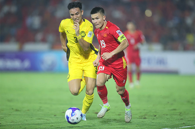 ĐT Việt Nam thắng thuyết phục 3-1, đòi lại món nợ trước Malaysia - Ảnh: Đức Cường 