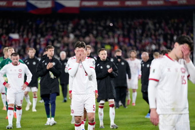 Đan Mạch đành tạm biệt giấc mơ World Cup