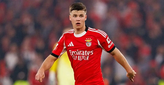 Samuel Dahl  trong màu áo Benfica