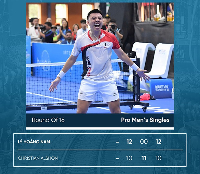 Lý Hoàng Nam có chiến thắng nghẹt thở trước Christian Alshon