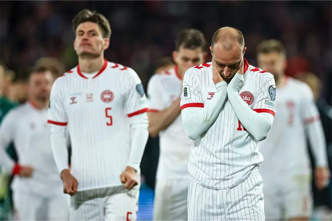Đan Mạch vắng mặt tại World Cup 2026