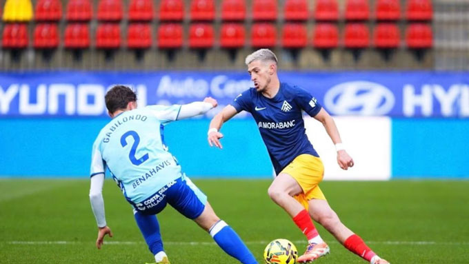 Andorra và Malaga chia điểm với nhau
