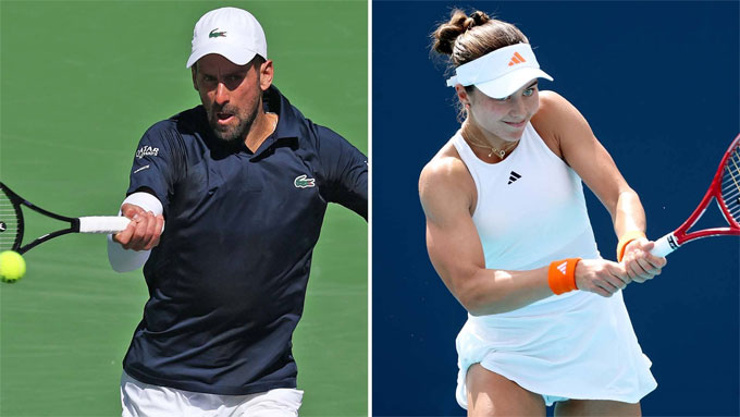 Djokovic thường xuyên nhắn tin đưa ra những phân tích chiến thuật cụ thể cho ngôi sao đang lên Iva Jovic. Ảnh: WTA