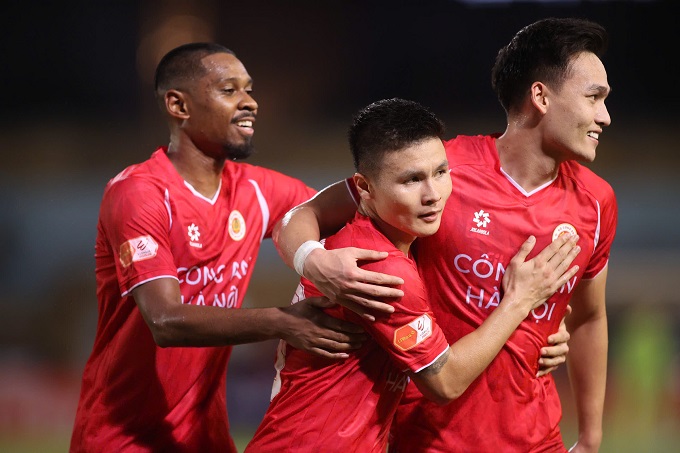 CAHN được dự đoán có niềm vui chiến thắng khi chỉ tiếp Đà Nẵng. Ảnh: Phan Tùng 