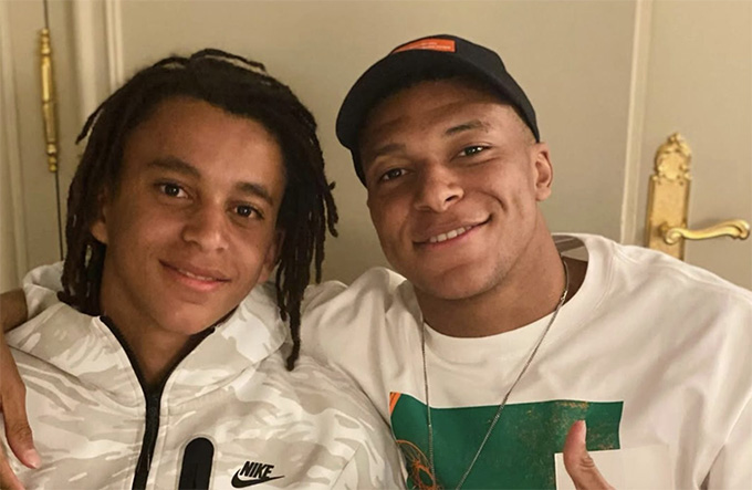 Mbappe và em trai, Ethan Mbappe
