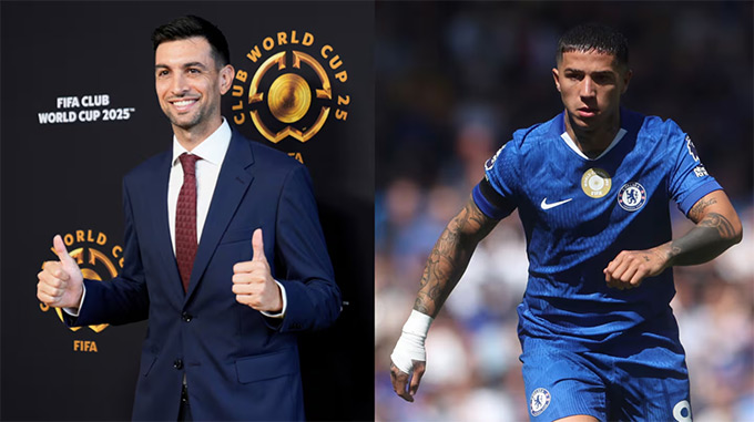 Cựu danh thủ Pastore đang là người đại diện của Enzo