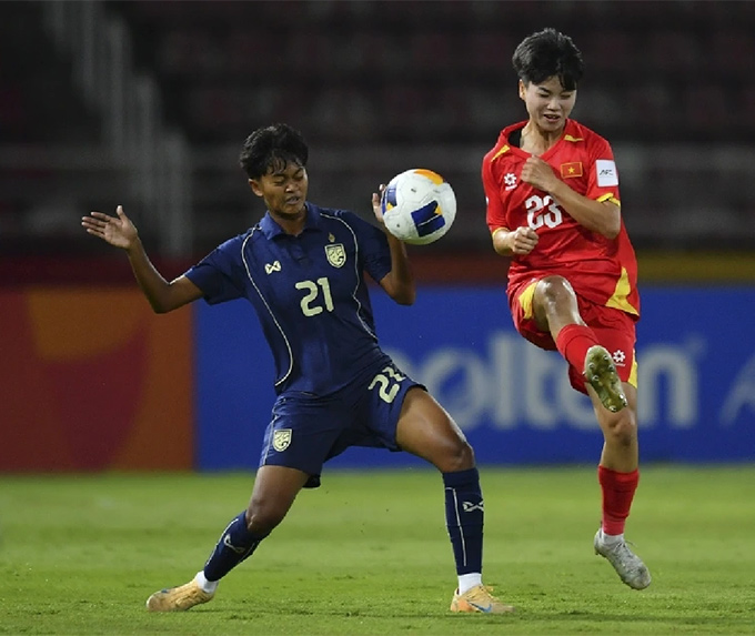 U20 nữ Việt Nam thua đậm U20 nữ Thái Lan 