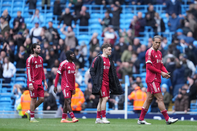 Liverpool thua đậm Man City ở tứ kết FA Cup