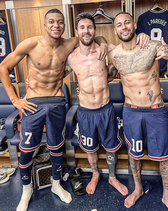 Mbappe có quãng thời gian đáng nhớ với Messi và Neymar. Ảnh - Instagram nhân vật