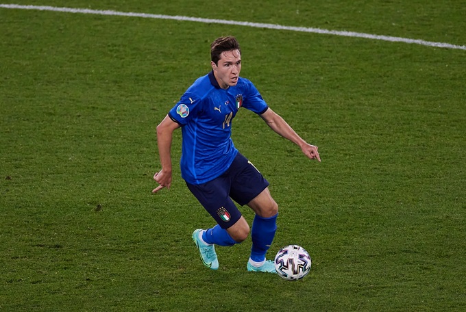 Federico Chiesa từng có 51 lần khoác áo ĐT Italia, ghi được 7 bàn thắng