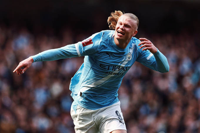 Haaland đang có phong độ tốt vào lúc này - Ảnh: @_gjr7