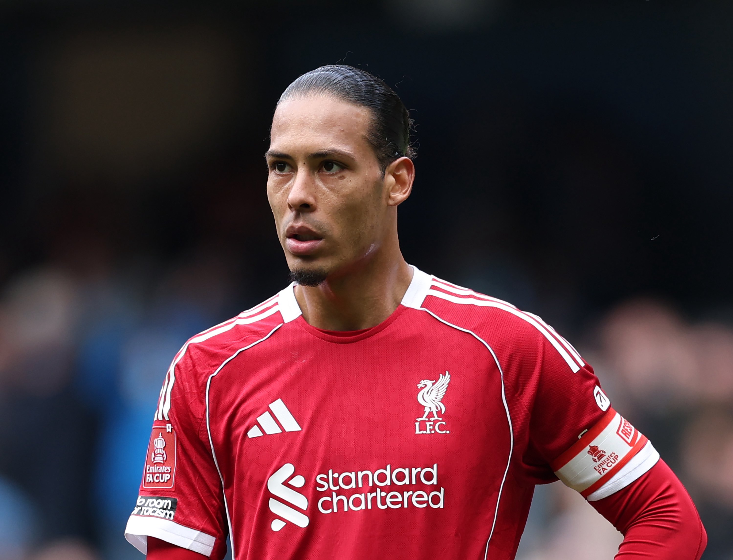 Van Dijk và các đồng đội có trận thua muối mặt trước Man City - Ảnh: @FabrizioRomano