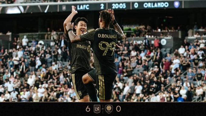 Son Heung-Min chói sáng trong chiến thắng 6-0 của Los Angeles FC trước Orlando City
