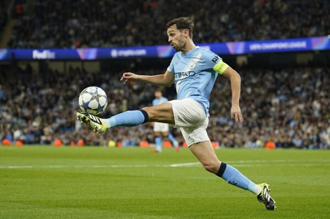 Silva trong màu áo Man City