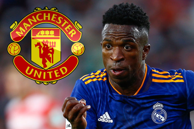 Vinicius được MU theo sát