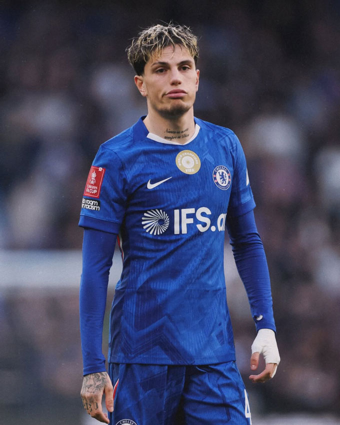 Garnacho có thể bị Chelsea bán ở hè 2026. Ảnh - Instagram nhân vật