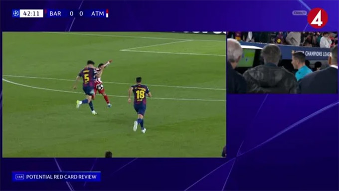 Tình huống Cubarsi nhận thẻ đỏ mang tới bước ngoặt của trận đấu