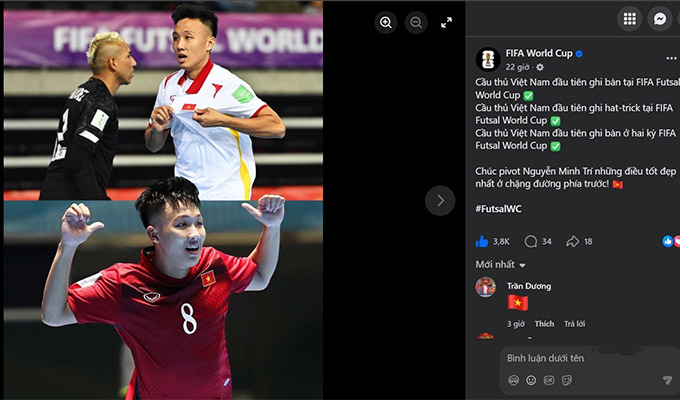 FIFA vinh danh Minh Trí 