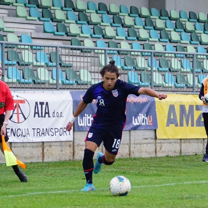 Turner từng khoác áo U15 và U16 của Mỹ nhưng vẫn có thể khoác áo ĐT Việt Nam - Ảnh: Instagram nhân vật