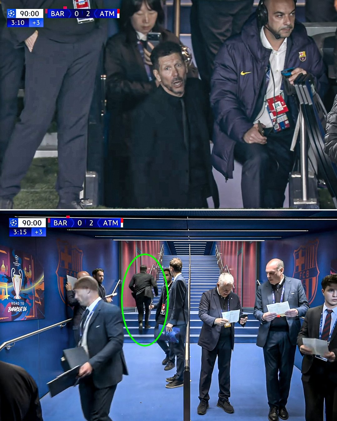 Simeone lần đầu tiên thắng Barca tại Camp Nou - Ảnh: @ESPNFC