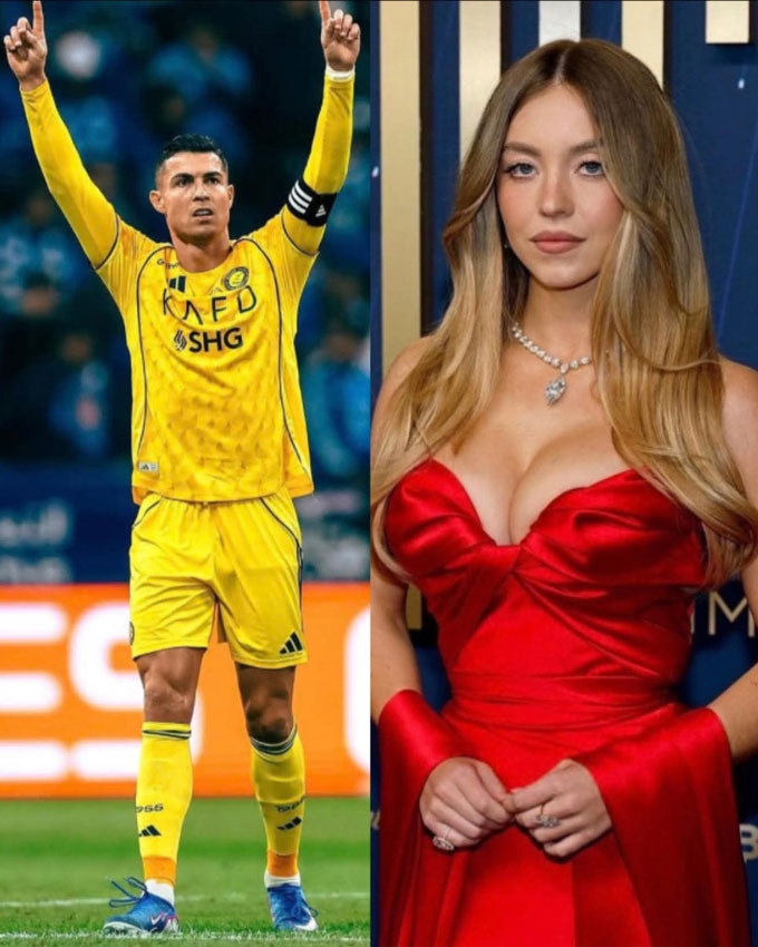 Sydney Sweeney rất hâm mộ Ronaldo