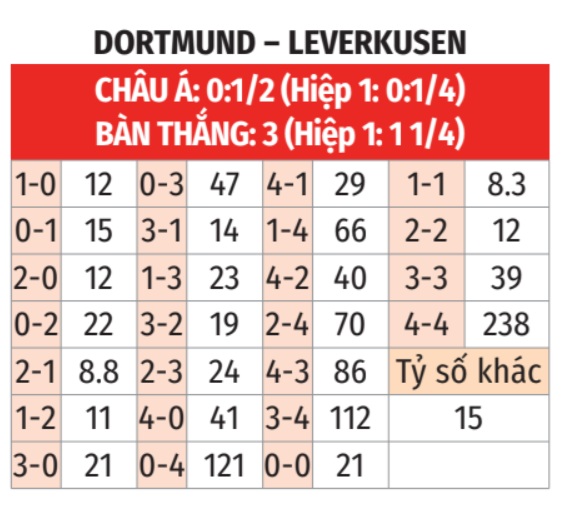 Dortmund vs Leverkusen