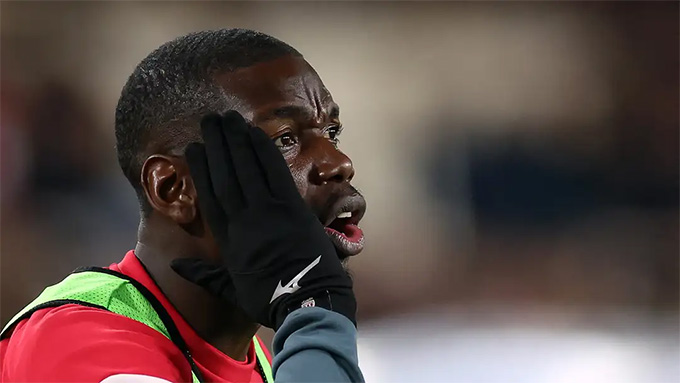 Pogba đã đá giao hữu hồi cuối tháng 3 và ghi bàn vào lưới Brentford