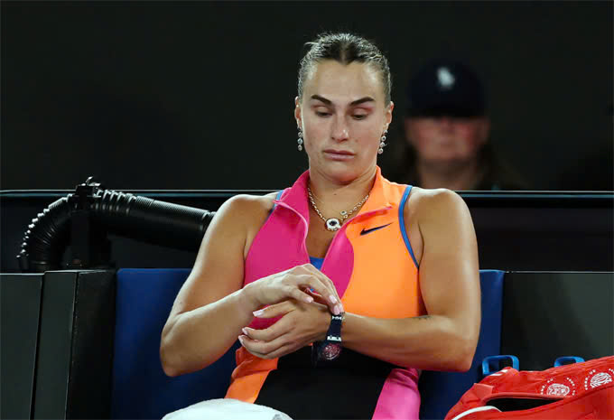 Sabalenka chưa hồi phục chấn thương. Ảnh: WTA