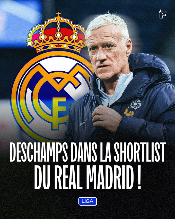 Deschamps được liên hệ dẫn dắt Real. Ảnh - FootMercato